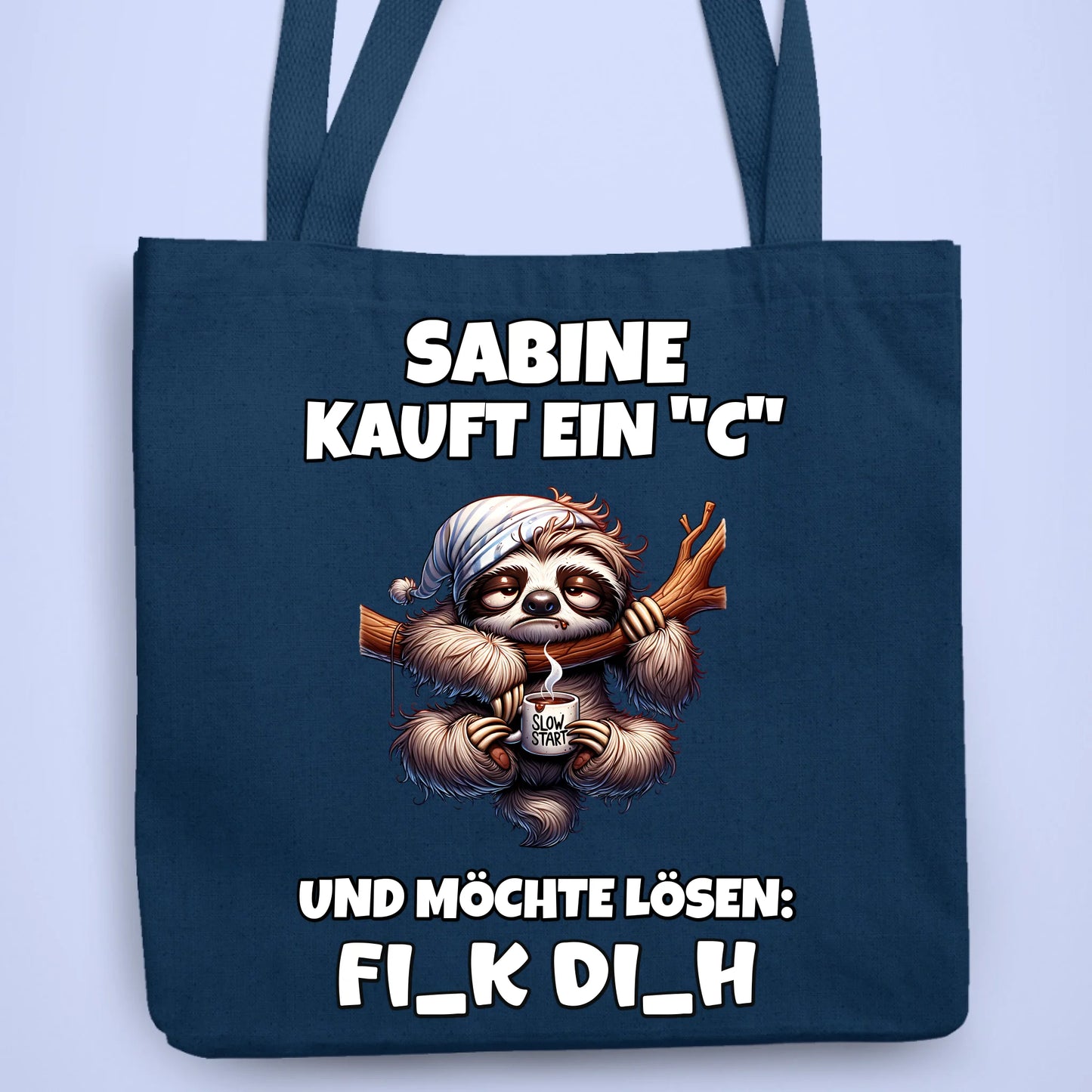 Personalisierbare Tasche Ich kaufe ein "C" Kaffee
