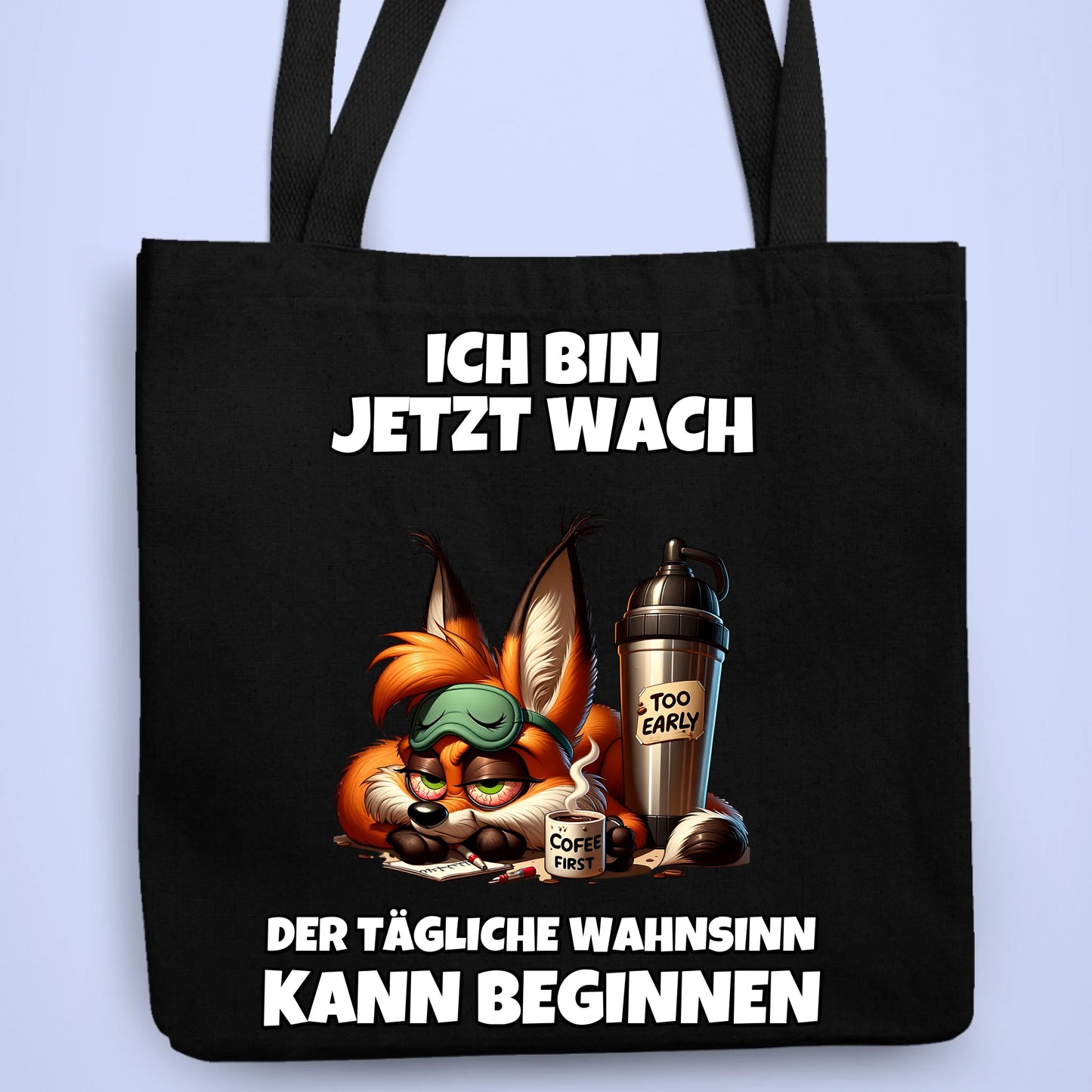 Tasche Ist Jetzt Wach Kaffee