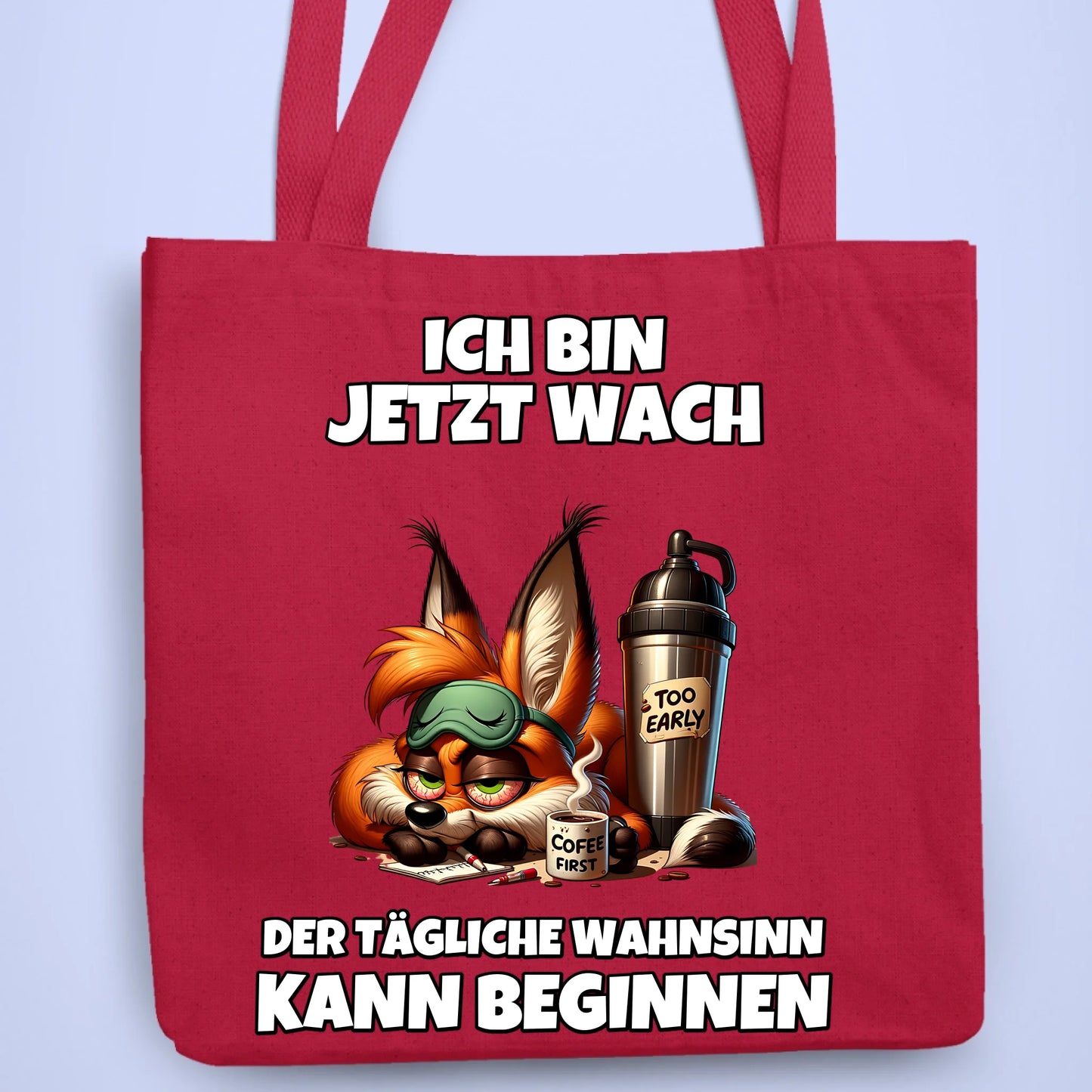 Tasche Ist Jetzt Wach Kaffee