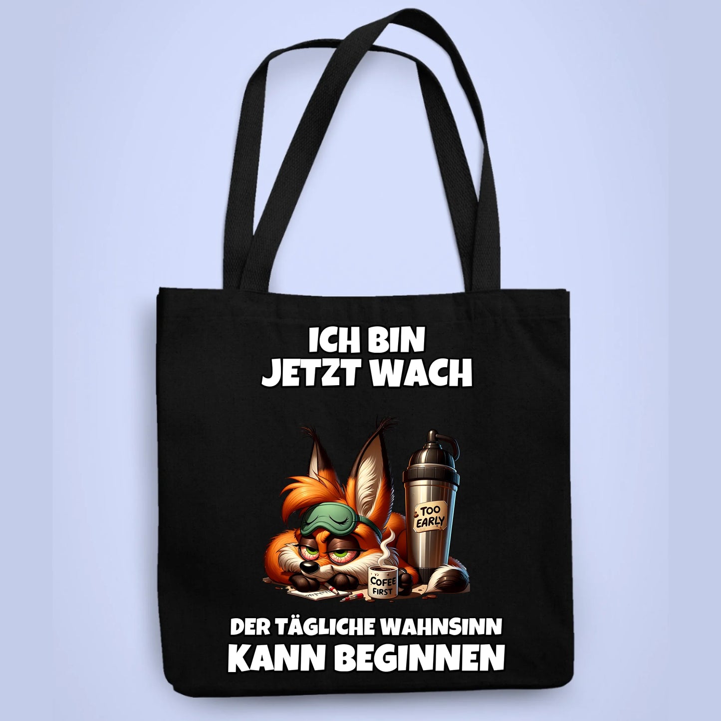 Tasche Ist Jetzt Wach Kaffee