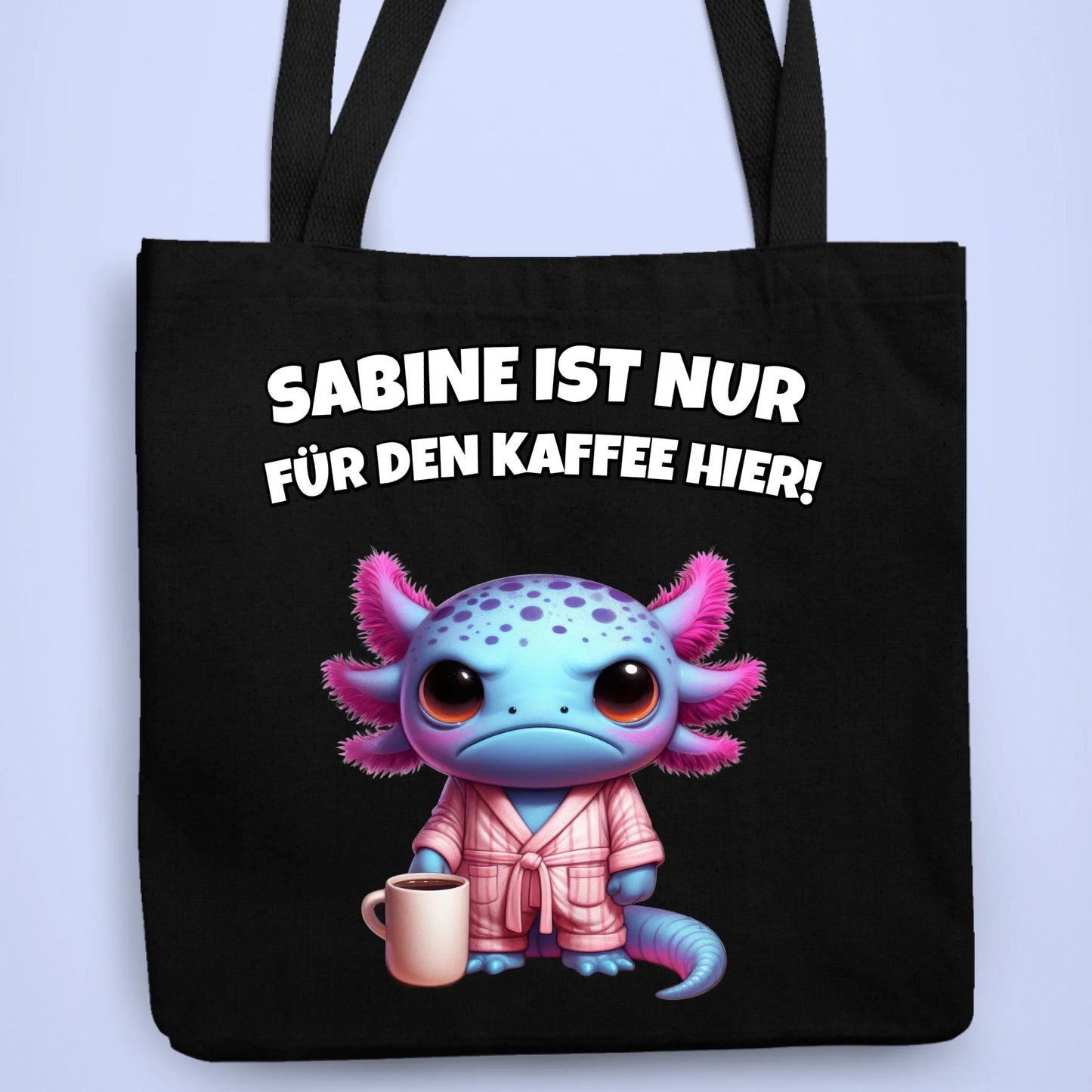 Personalisierbare Tasche Nur für Kaffee hier Kaffee