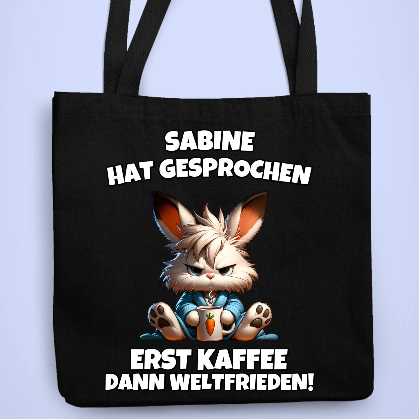 Personalisierbare Tasche Weltfrieden Kaffee