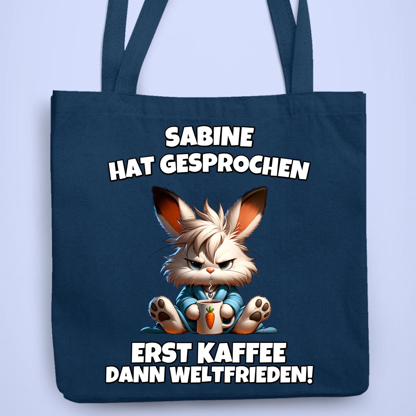 Personalisierbare Tasche Weltfrieden Kaffee