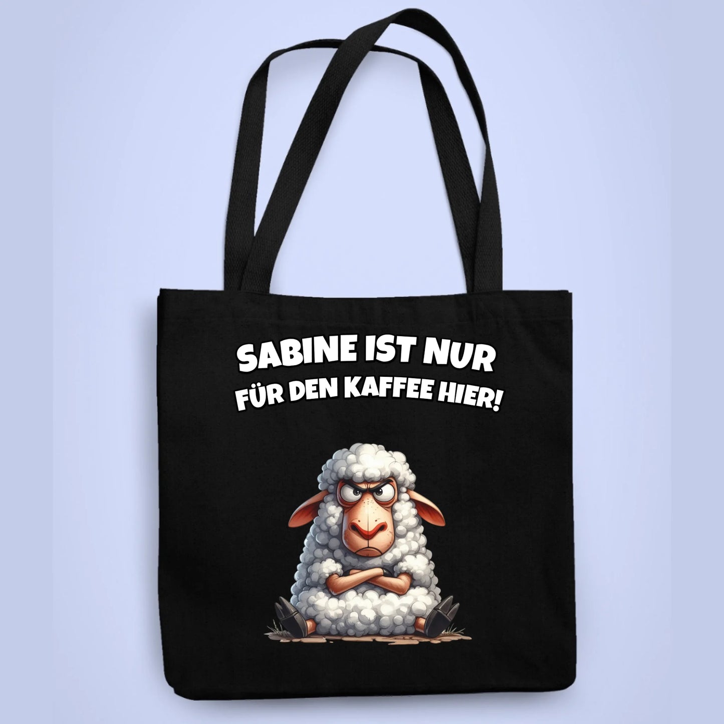 Personalisierbare Tasche Nur für Kaffee hier