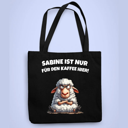 Personalisierbare Tasche Nur für Kaffee hier