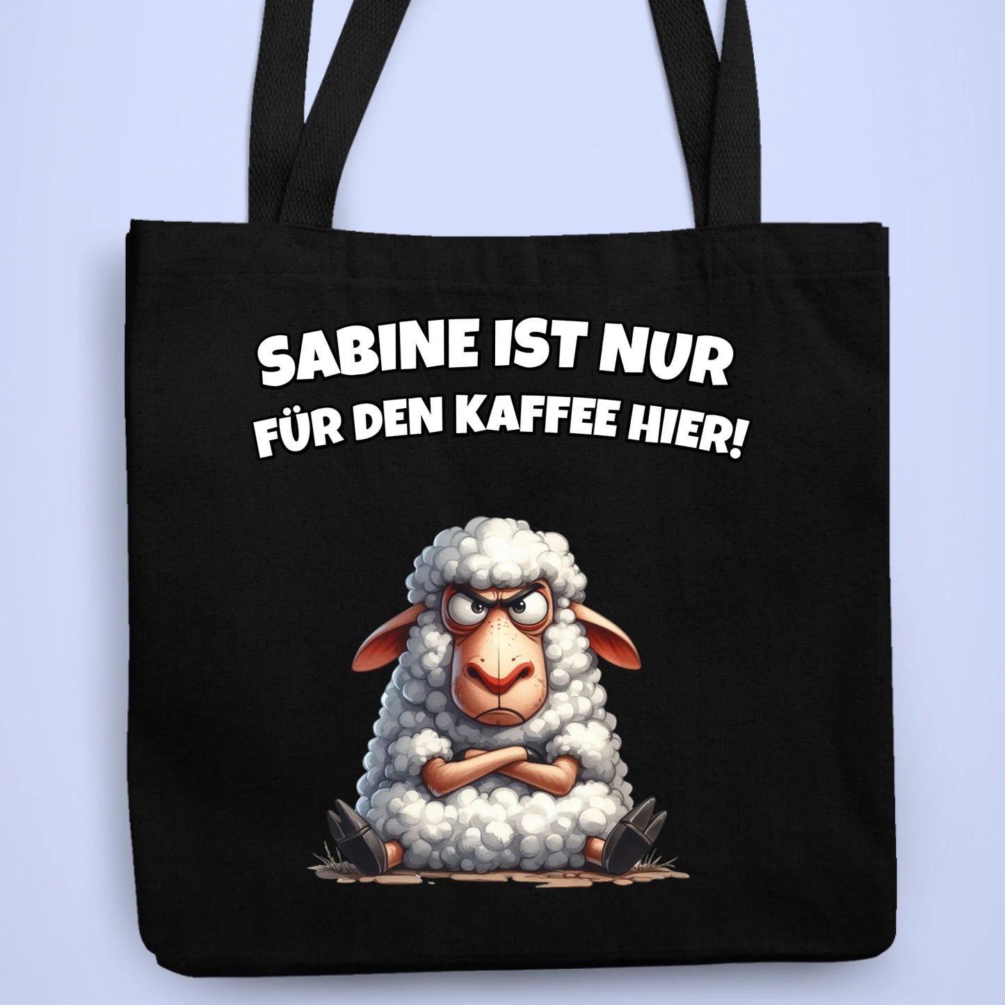 Personalisierbare Tasche Nur für Kaffee hier