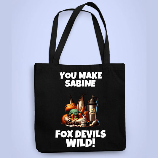 Personalisierbare Tasche Fox Devils Wild 2