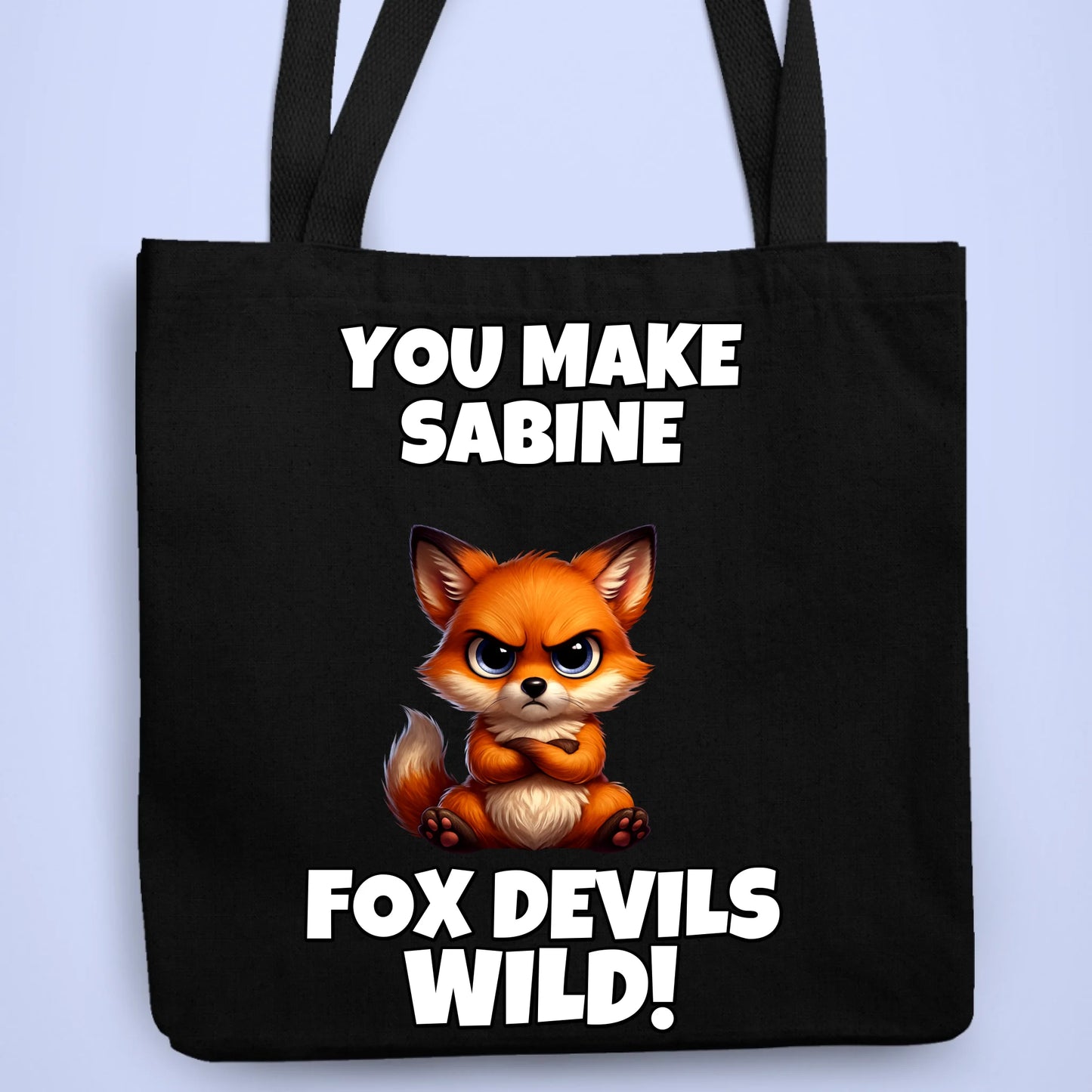 Personalisierbare Tasche Fox Devils Wild