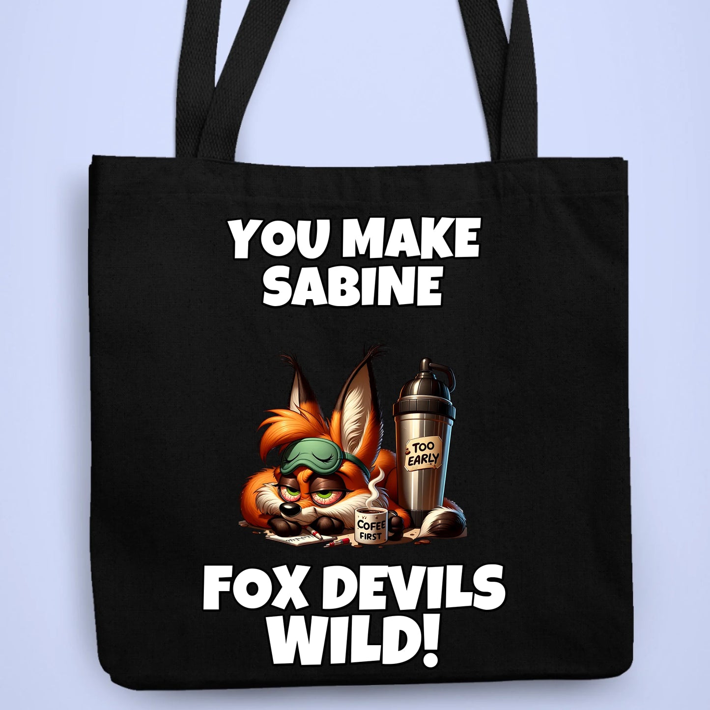 Personalisierbare Tasche Fox Devils Wild 2