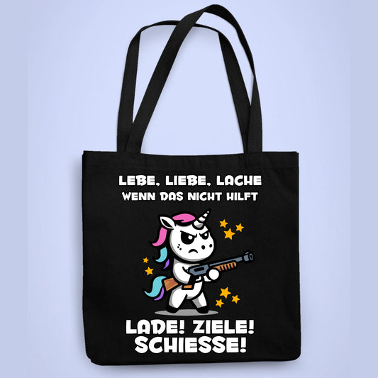 Tasche Lebe,Liebe,Lache
