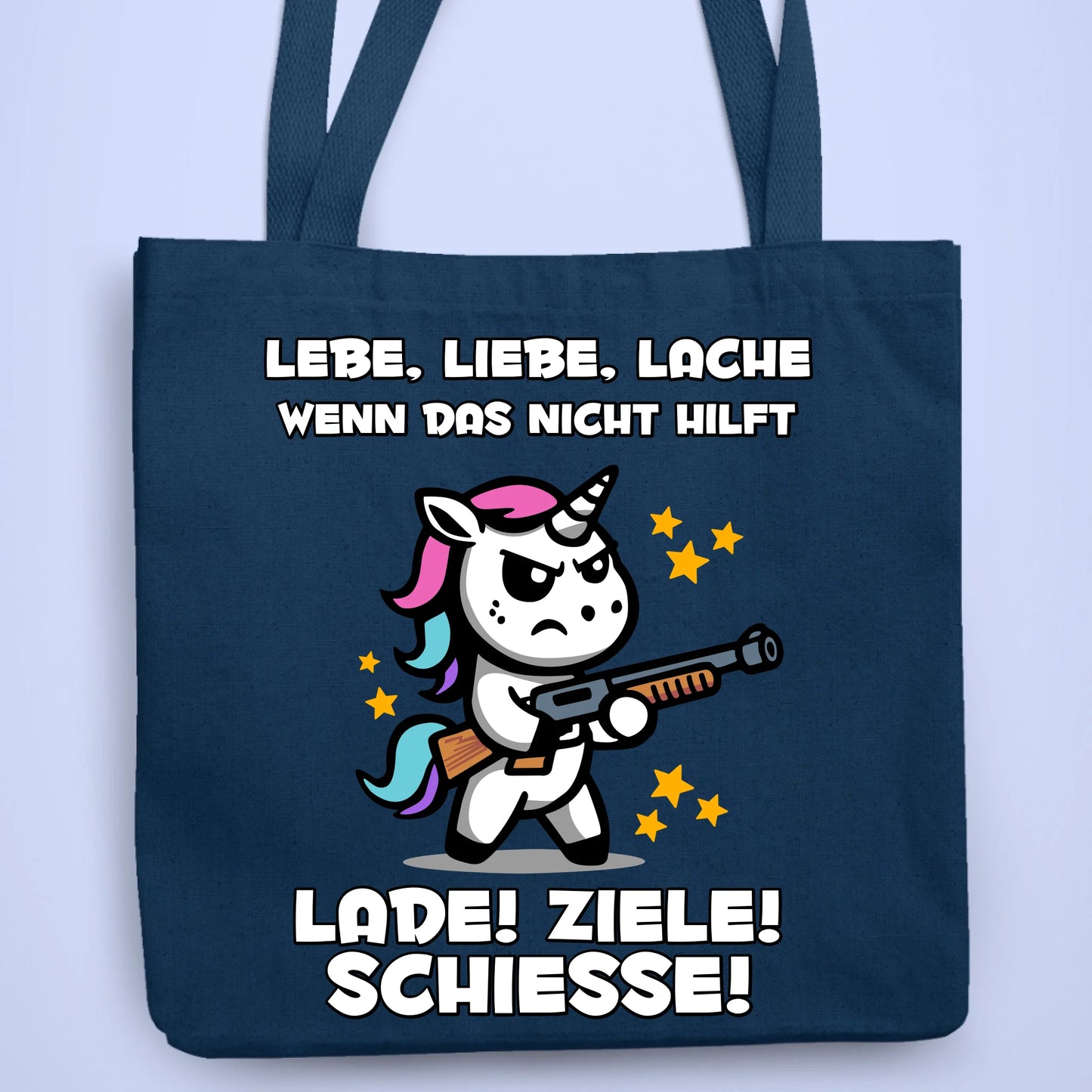 Tasche Lebe,Liebe,Lache