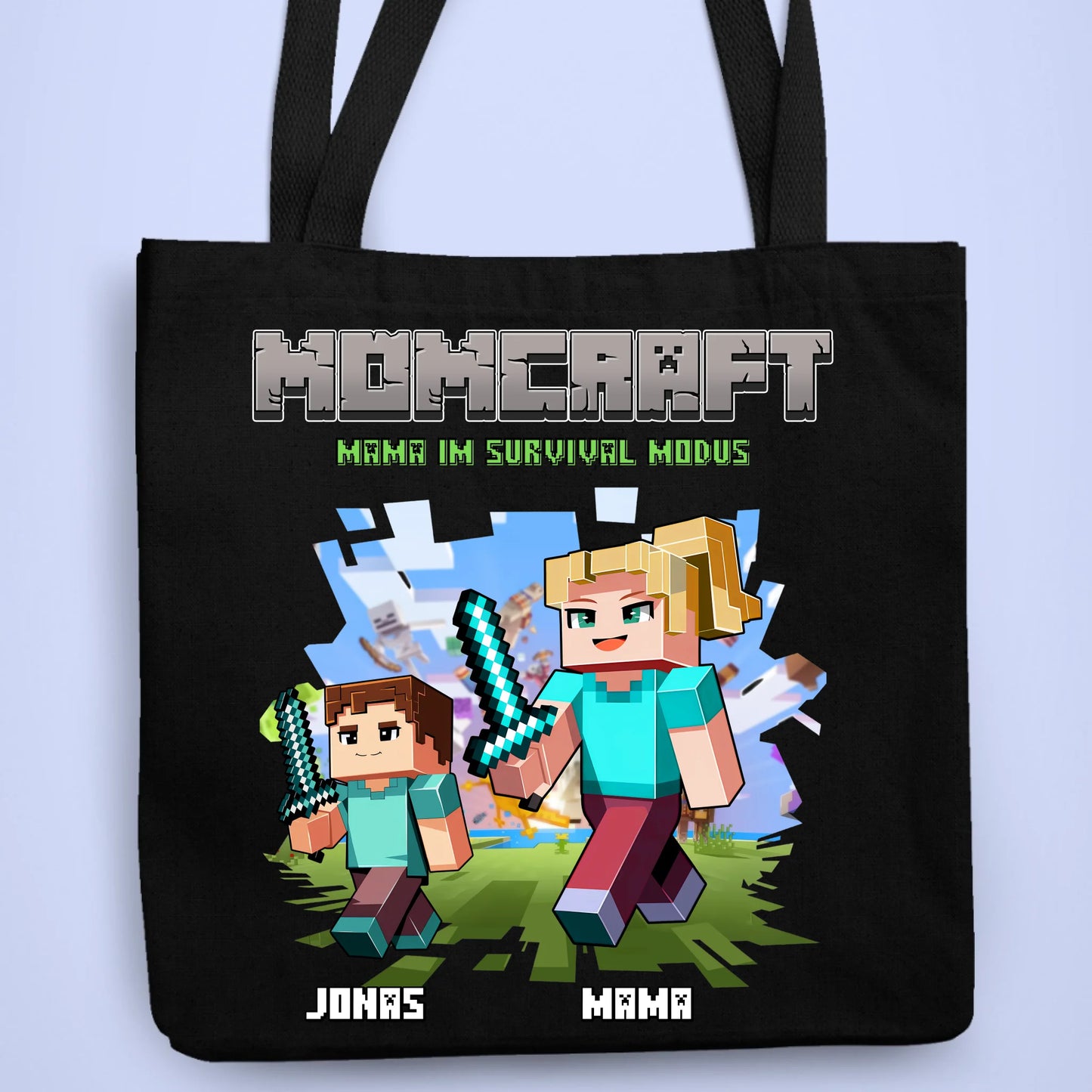 Personalisierbare Tasche Momcraft