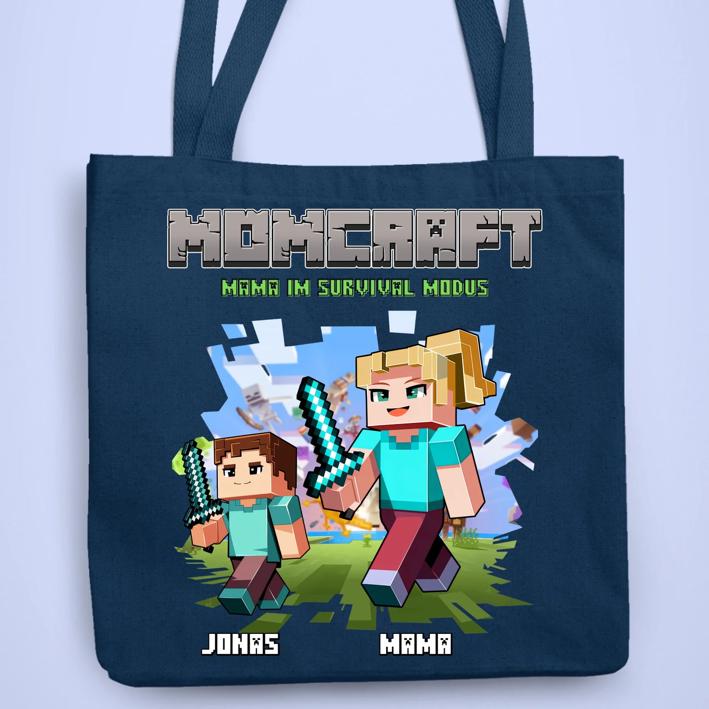 Personalisierbare Tasche Momcraft