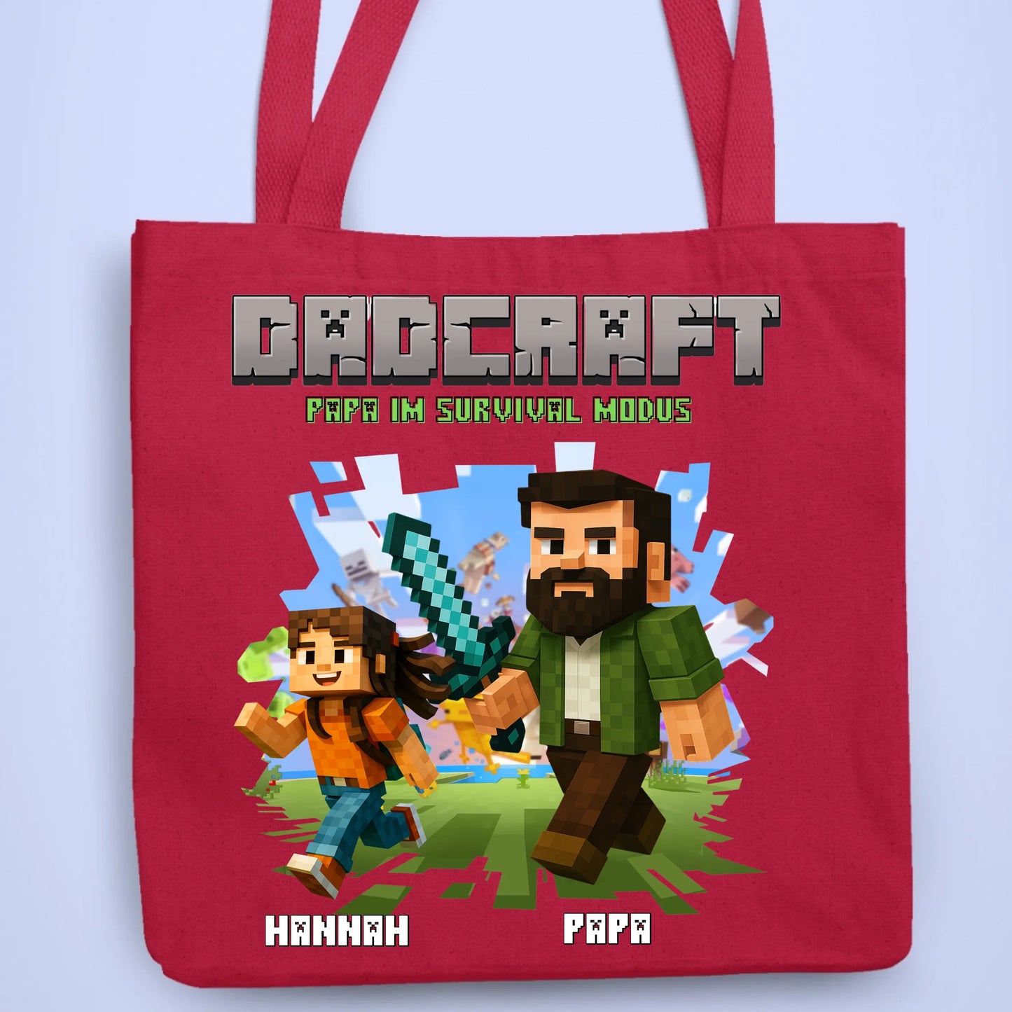 Personalisierbare Tasche Dadcraft 2