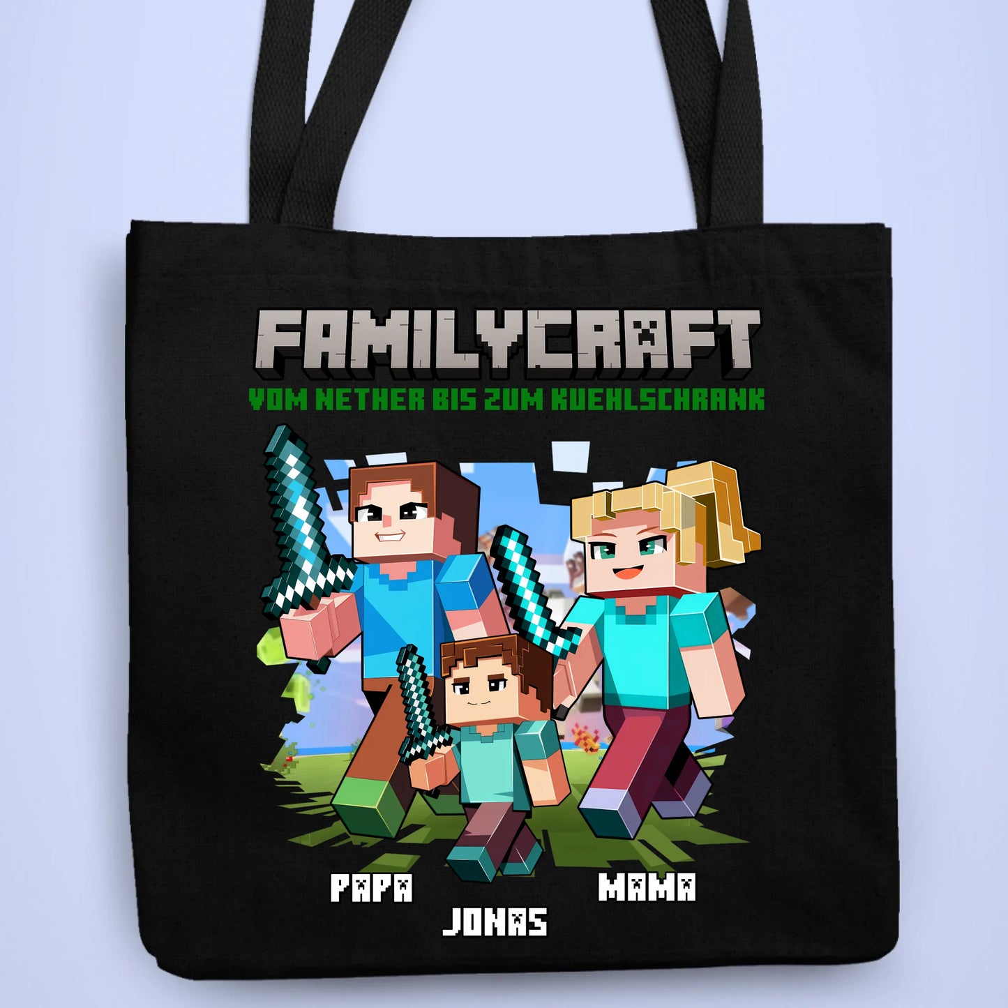 Personalisierbare Tasche Familycraft