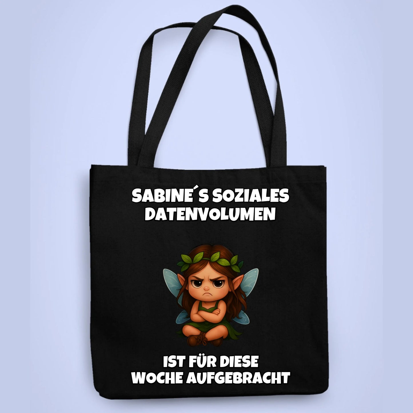 Personalisierbare Tasche Soziales Datenvolumen