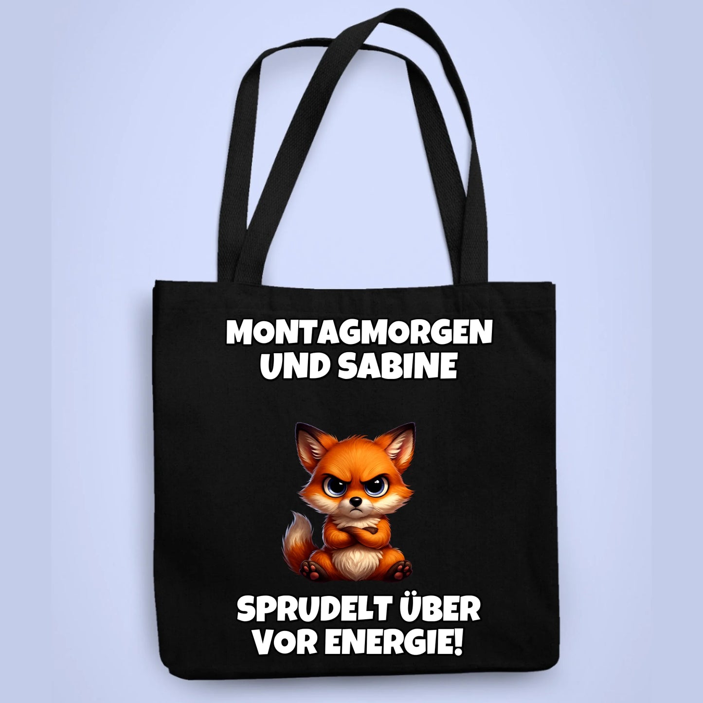 Personalisierbare Tasche Montagmorgen
