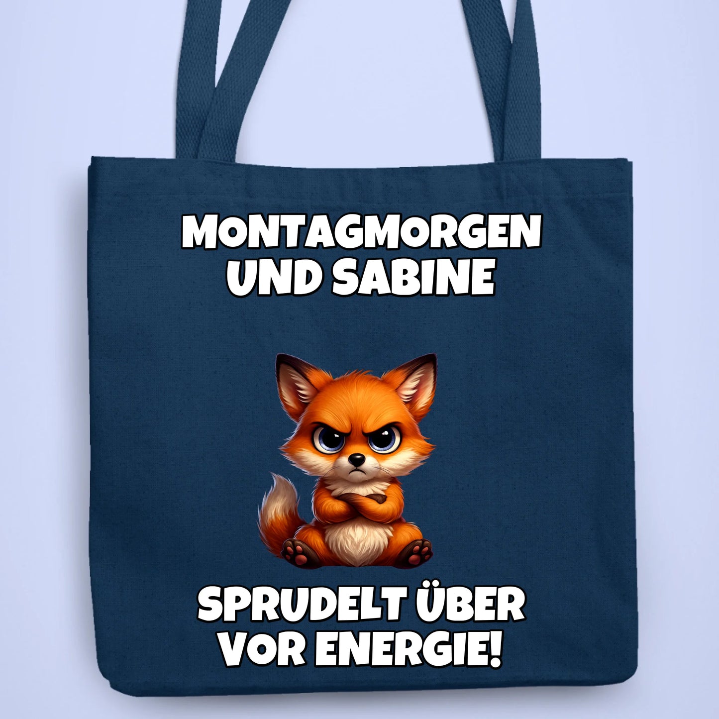Personalisierbare Tasche Montagmorgen