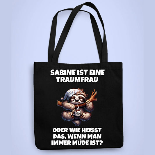 Personalisierbare Tasche Traumfrau