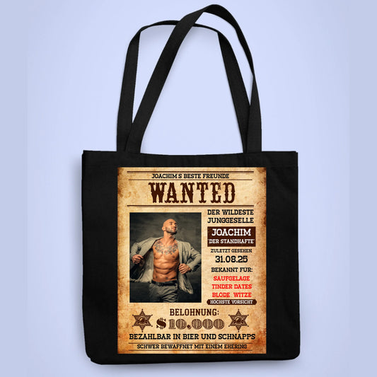 Personalisierbare Tasche WANTED JGA