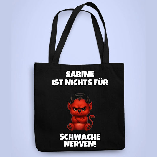 Personalisierbare Tasche Schwache Nerven