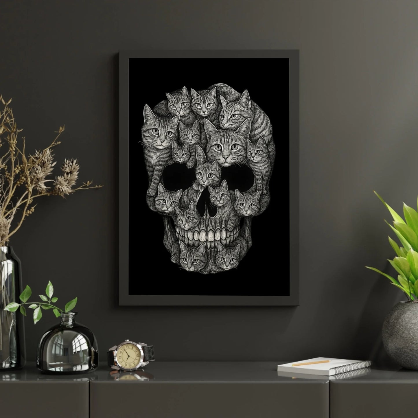 Black Minimalist Photo Frame Mockup Instagram Post (2)