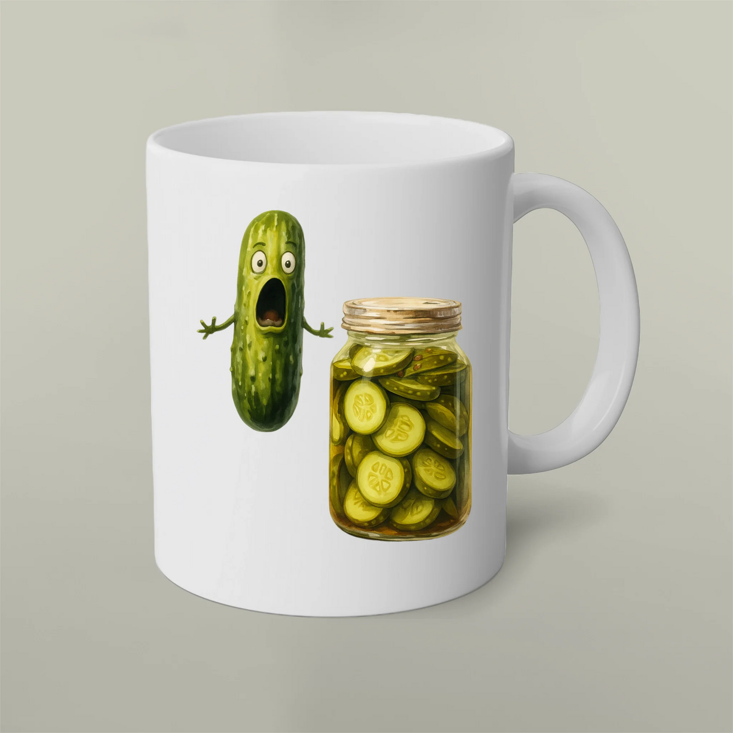Tasse Saure Gurke
