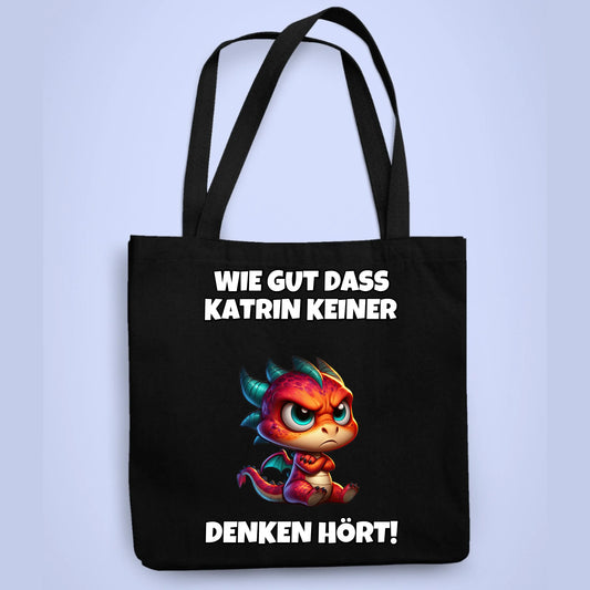 Personalisierbare Tasche Keiner Denken Hört
