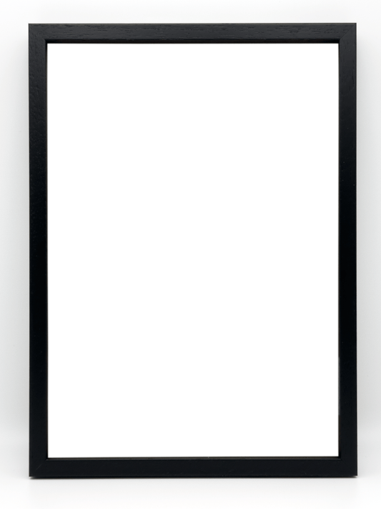 Echtholzbilderrahmen Schwarz DIN A4